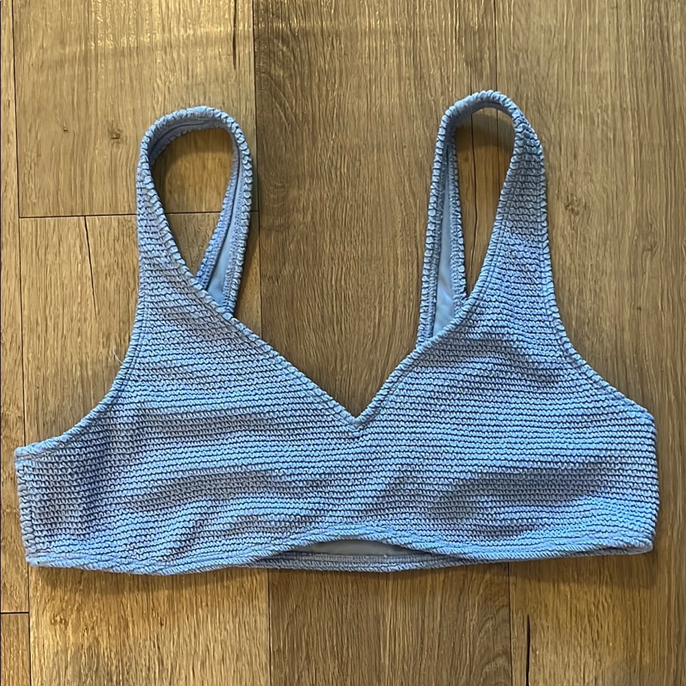 PacSun Blue Textured Bikini Set - Picture 2 of 7